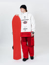 Snowall Unisex Mountain Star wasserdichte Anorak-Snowboardjacke für Herren