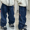 John Snow ChillTrack Oversize Baggy Snowboardhose für Damen, Cargo-Jeans aus Denim
