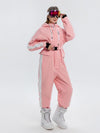 Arctic Queen Stripe Mountain Infinity Einteiler-Schneeanzug für Damen, Ski-Overall