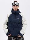 Damen Mountain Freestyle Cargo Pocket Bomber Camo Snowboardjacke