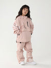 Kinder Air Pose Cargo-Schneeanzug mit Blumenmuster – wasserdichte Ski- und Snowboardjacke mit passender Hose