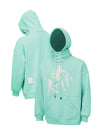 Snowall Unisex Damen-Hoodie mit Berg- und Schneelandschaftsmotiv, wasserabweisend