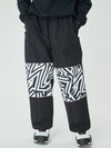 Swaggy Herren Cargo-Schneehose mit reflektierenden Knieeinsätzen