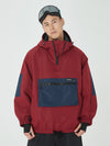 Herren Winter Bomber Baggy Snowboardjacke mit großen Cargotaschen Schneemantel