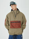 Herren Winter Bomber Baggy Snowboardjacke mit großen Cargotaschen Schneemantel