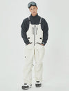 Herren Mountain Freerider Swag Cargo Snowboard Bib Overalls Baggy Snow Pants