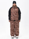 Freestyle-Mountain-Camo-Schneeanzug für Herren – Bomberjacke & Baggy-Hose-Set