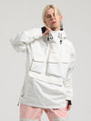 Gsou Snow Winter Action Anorak Cargo Snowboardjacke für Damen