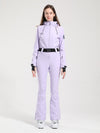 Gsou Snow Classic Flare Skianzug für Damen mit Gürtel