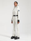 Gsou Snow Classic Damen-Skianzug mit Gürtel und ausgestelltem Bein