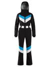Gsou Snow Retro V-Streifen-Skianzug für Damen