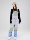 Searipe Mountain Discover Colorblock Skihose für Damen (Latzhose)