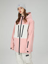 Searipe Independent Colorblock Windbreaker-Schneejacke für Damen