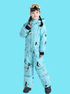 Unisex Phibee Einteiler Stylischer Skianzug Winter Jumpsuit Schneeanzug für Jungen & Mädchen