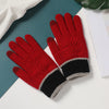 Snowverb Winter Winddichte Strickhandschuhe mit Muster