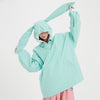 Doorek Unisex Niedlicher Hasen-Schnee-Hoodie - Lange Ohren-Verzierung