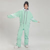 Damen Wintermode Einteiliger Skioverall Schneeanzug