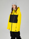 Searipe Independent Colorblock Windbreaker-Schneejacke für Damen