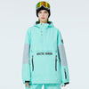Damen Mountain Challenger Half-Zip Anorak-Schneejacke