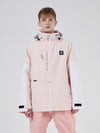 RAWRWAR Damen-Winterparka mit Farbblockärmeln und Powder Space-Design