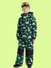 Unisex Phibee Einteiler Stylischer Skianzug Winter Jumpsuit Schneeanzug für Jungen & Mädchen