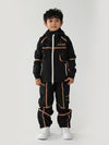 Kinder Air Pose Mountain Breaker Cargo-Schneeanzug mit Streifen – Skijacke und Hose