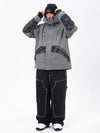 Chillform Herren-Schneeanzug mit reflektierendem Tarnmuster – Glow Trail Jacke mit Freerider Baggy Schneehose
