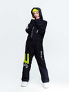 Damen High Experience Checkerboard Sleeve Urban Style Einteiler Snowboardanzug