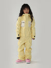 Kinder Air Pose Winter Warrior Einteiler-Schneeanzug im Blockdesign