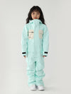 Kinder Air Pose Winter Warrior Einteiler-Schneeanzug im Blockdesign