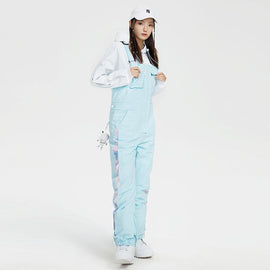 Damen High Experience Winter Stylish Mountain Discover Snowboardhose Ski-Latzhose