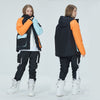 Arctic Queen Damen-Schneeanzüge mit Farbblock-Design in Divided Sky