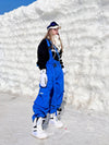 North White Snowrush 3L Latzhose für Damen mit einseitigem Schultergurt