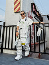 Pingup Unisex Breaking Bad Snowboardhose Latzhose für Herren