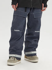 Nandn Just Cool Snowboard-Jeans für Herren, Schneehose