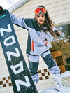 Damen Nandn Mountain Love Top Fashion Anorakjacke