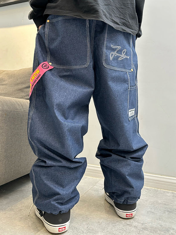 John Snow West Coast Hip Herren-Snowboardhose aus Denim