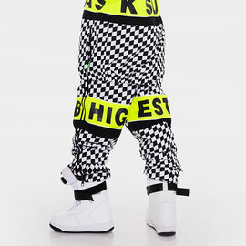 Snowverb Damen Street Style Karierte Schneehose