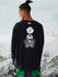 RandomPow Unisex-Hoodie mit Schmetterlings- und Schneemotiv