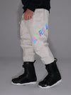 Searipe Unisex Winter-Schneehose mit reflektierenden Buchstaben für Damen und Herren