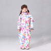 Mädchen Einteiler Neuer Stil Modischer Skianzug Winter Jumpsuit Schneeanzug.