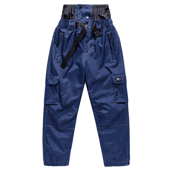 SnowGuard Herren-Schneehose aus Denim mit Isolierung