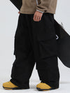 Gsou Snow Alpine Cruiser Fleece Oversize Baggy Snowboardhose für Herren