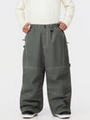 UrbanCraft Herren-Arbeits-Schneehose im Baggy-Stil mit verbesserter Kniebeweglichkeit
