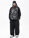 Freestyle-Mountain-Camo-Schneeanzug für Herren – Bomberjacke & Baggy-Hose-Set