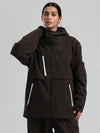 Gsou Snow Damen-Winterjacke, strapazierfähig, Mountain Pro, Funktions-Cargo-Schneejacke