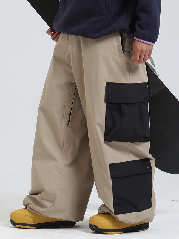 Gsou Snow Powder Chaser Oversized Baggy Snowboardhose für Herren
