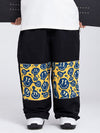 Herren Allwetter-Cargo-Schneehose mit reflektierendem, stylischem Grafikmuster