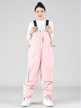 Damen-Winter-Snowboardhose mit Trägern