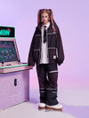 Damen-Snowboardjacke mit Nandn-Print